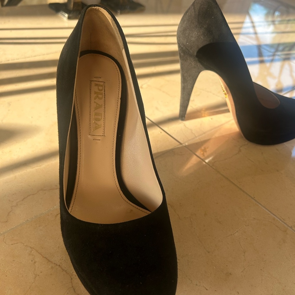 Prada Classic Black Heels